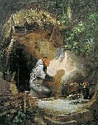 Carl Spitzweg, Eremit Huhnchen bratend